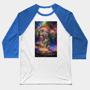 Beautiful tiny House in the Galaxy Baseball T-Shirt